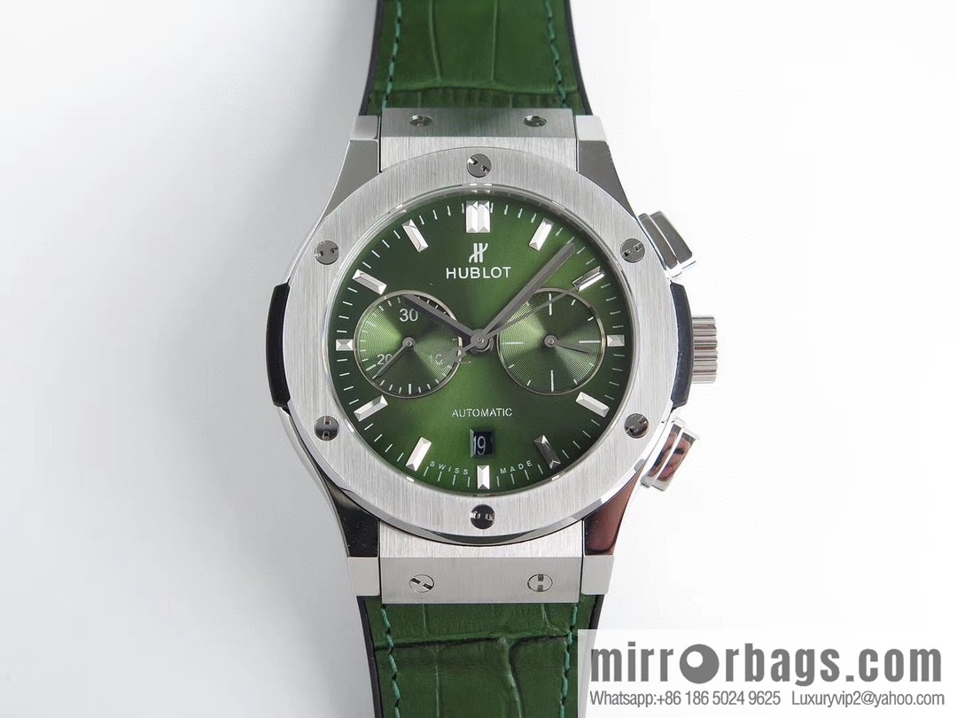 HB Hublot HUBLE 🎮 Classic 7750 three-hand travel time watch