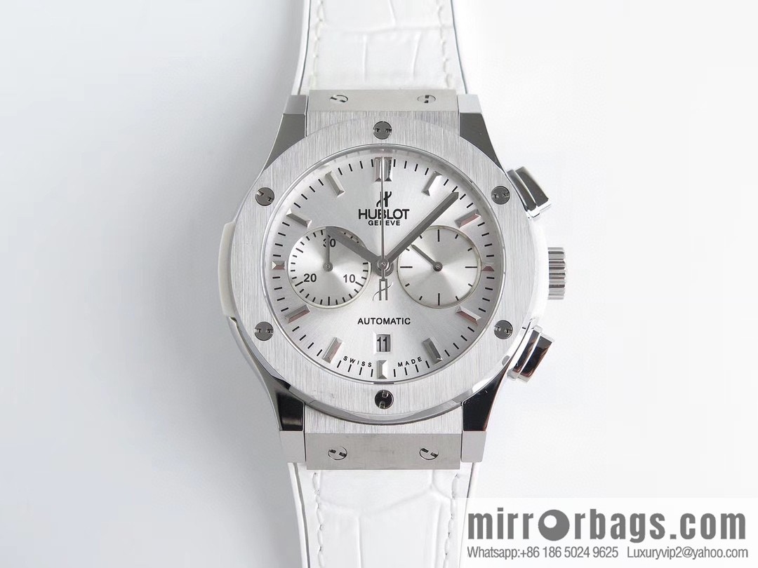 HB Hublot HUBLE 🎮 Classic 7750 three-hand travel time watch