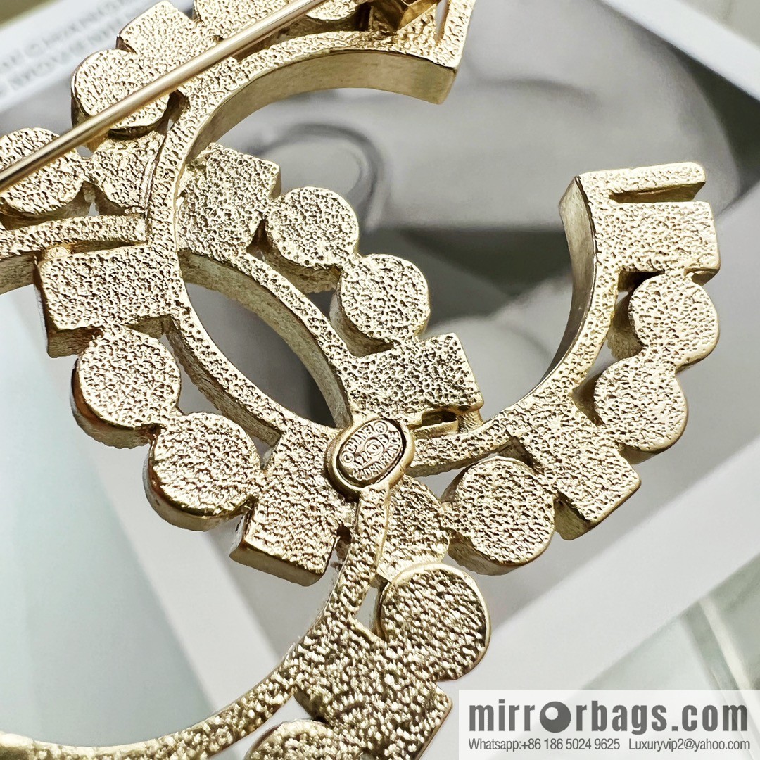 New ☑️ Chanel double c full diamond brooch