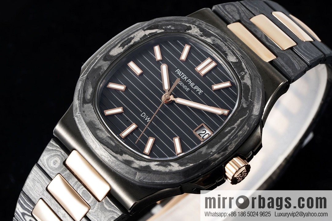 [PATEK PHILIPPE Nautilus 5711 DiW] The aesthetic presentation of carbon fiber, DiW gives the Nautilus 5711 watch