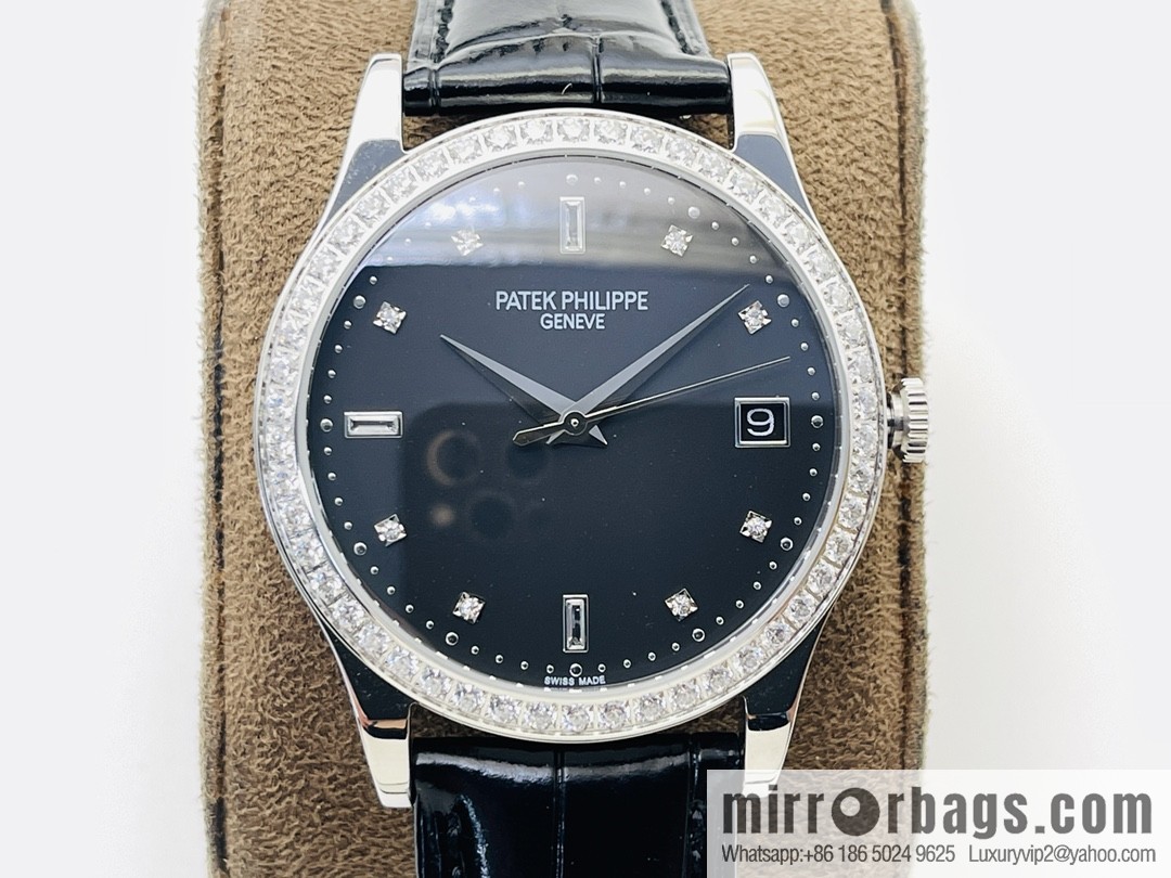 Patek Philippe Classic Watch Series - 5296-001. Platinum V4 Upgraded 324 Movement Watch