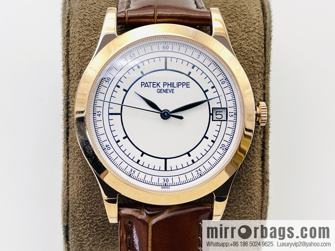 Patek Philippe Classic Watch Series - 5296-001. Platinum V4 Upgraded 324 Movement Watch
