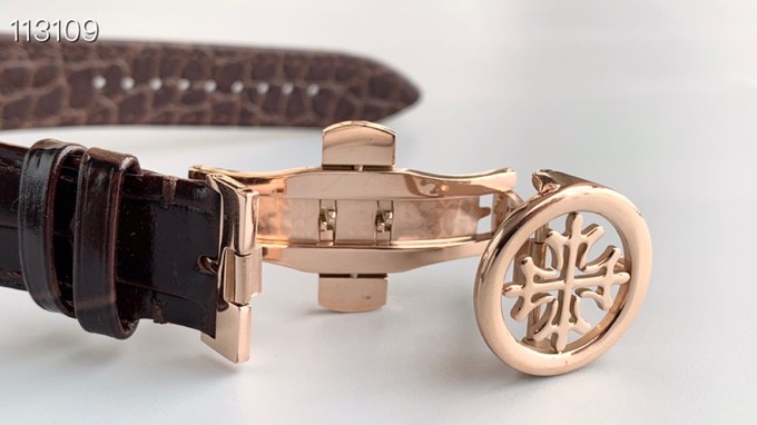 Patek Philippe Complex Series Six-Pin Men's Watch Original Imported 9100 Weeks and Months Moon Phase Kinetic Energy Function Movement Mechanical Watch