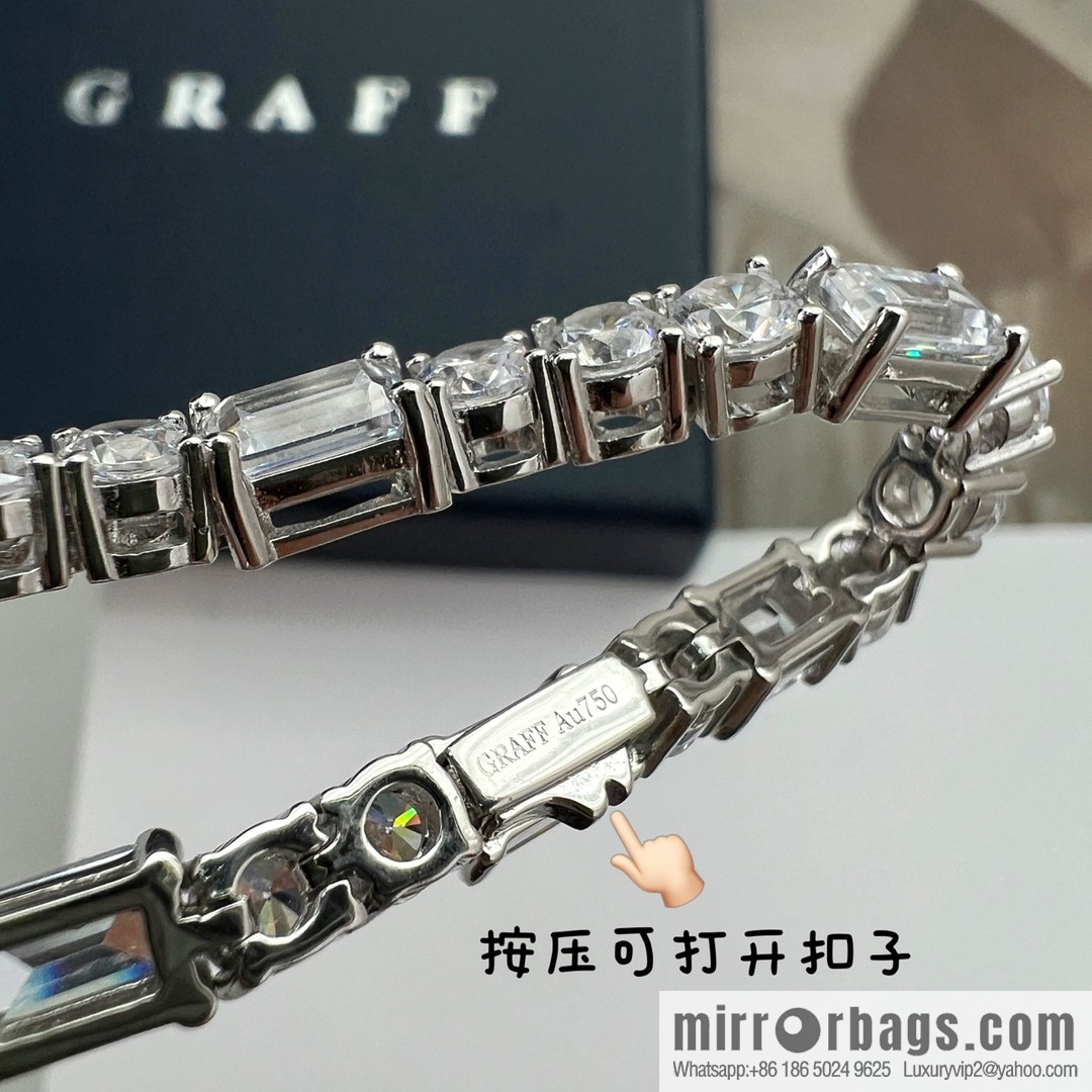 GRAFF full diamond bow necklace bracelet