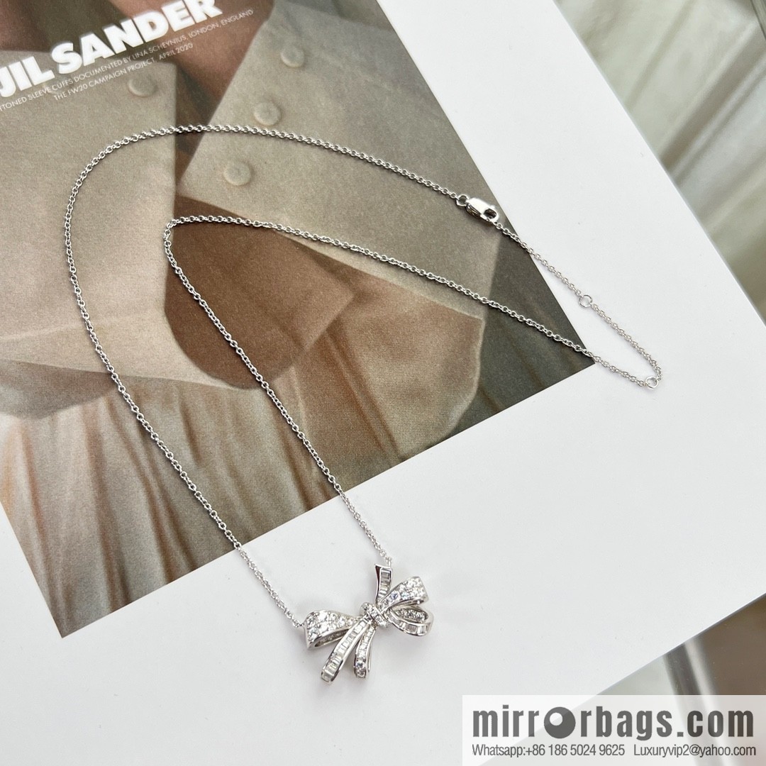 GRAFF full diamond bow necklace bracelet