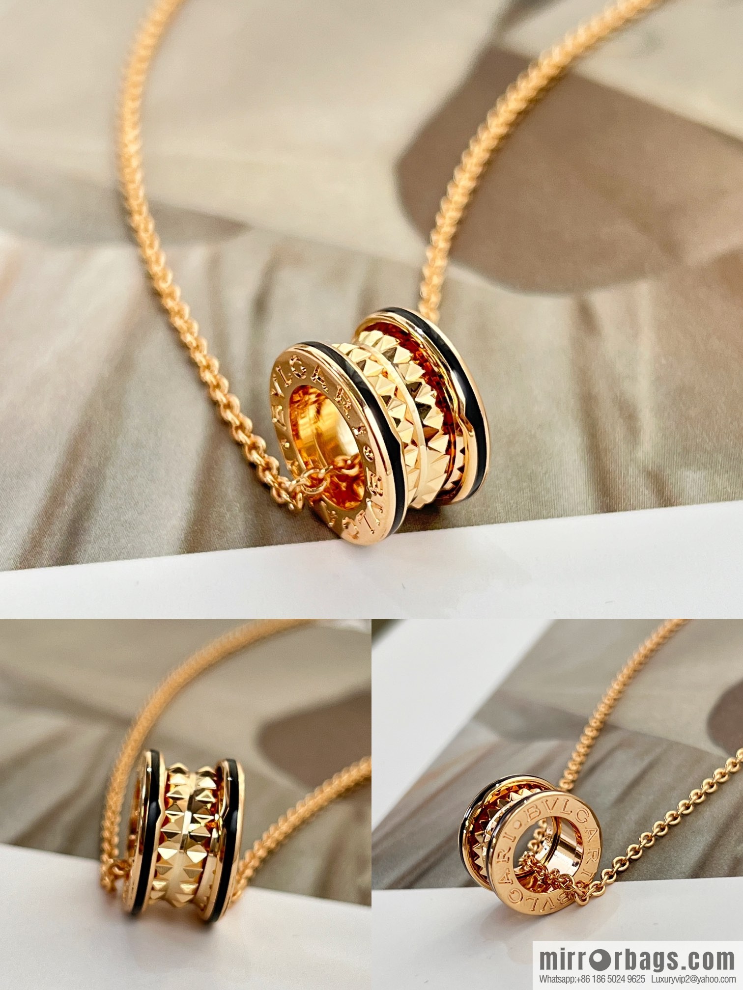 BVLGARI Bulgari new threaded necklace