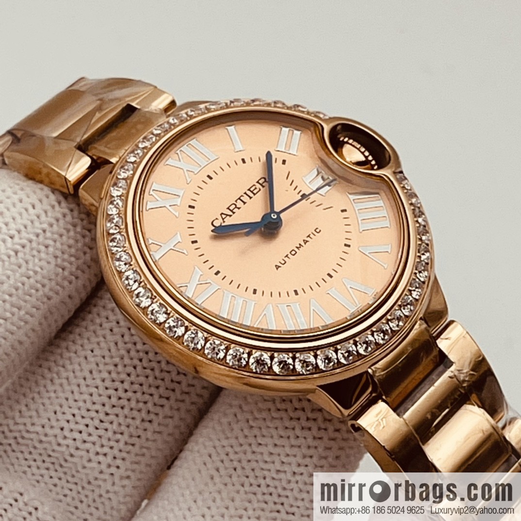 The latest exclusive Cartier Blue balloon 33mm and 36mm official website synchronization