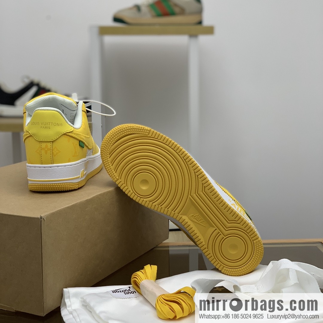 LV Louis Vuitton, classic Monogram and Damier element patchwork A JL sneakers