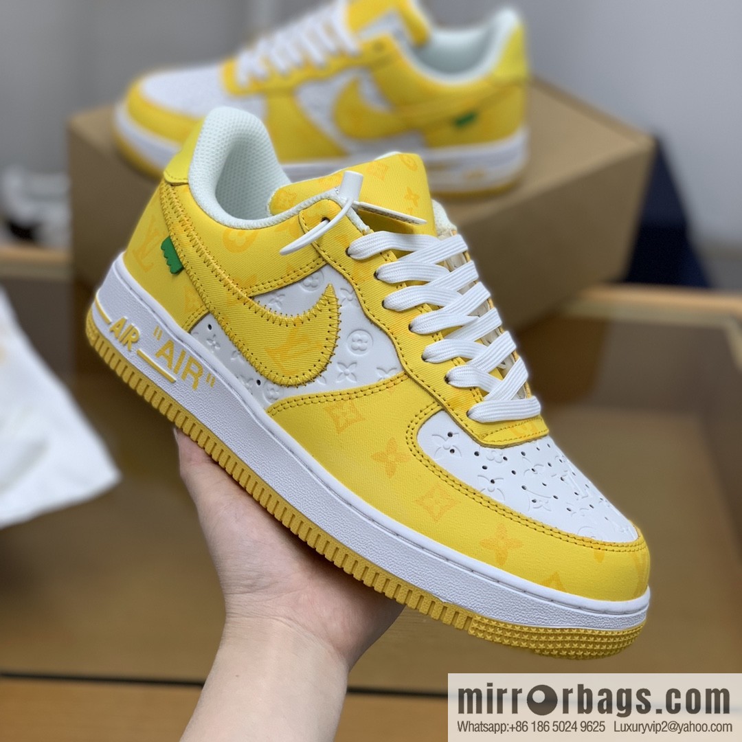 LV Louis Vuitton, classic Monogram and Damier element patchwork A JL sneakers