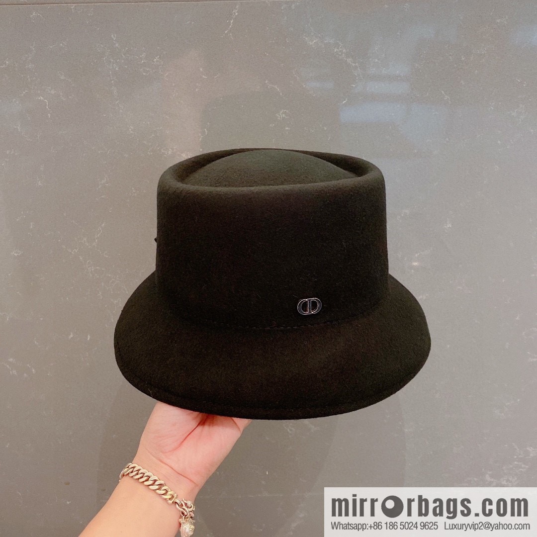 Dior Dior 2022 autumn and winter new woolen basin hat