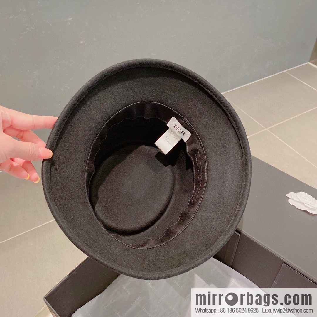 Dior Dior 2022 autumn and winter new woolen basin hat