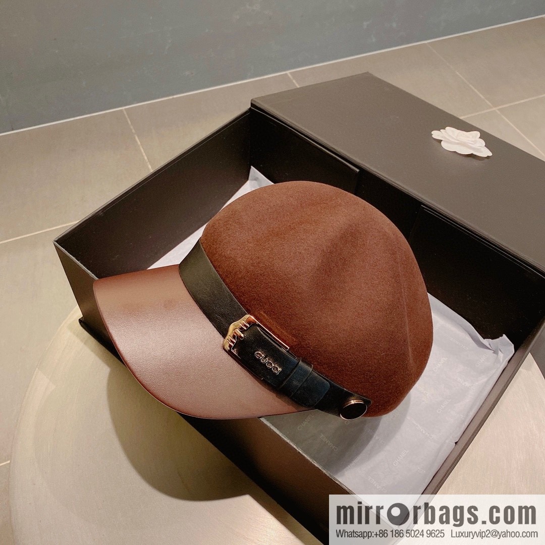 GUCCI Gucci 2022 autumn and winter new woolen star cap