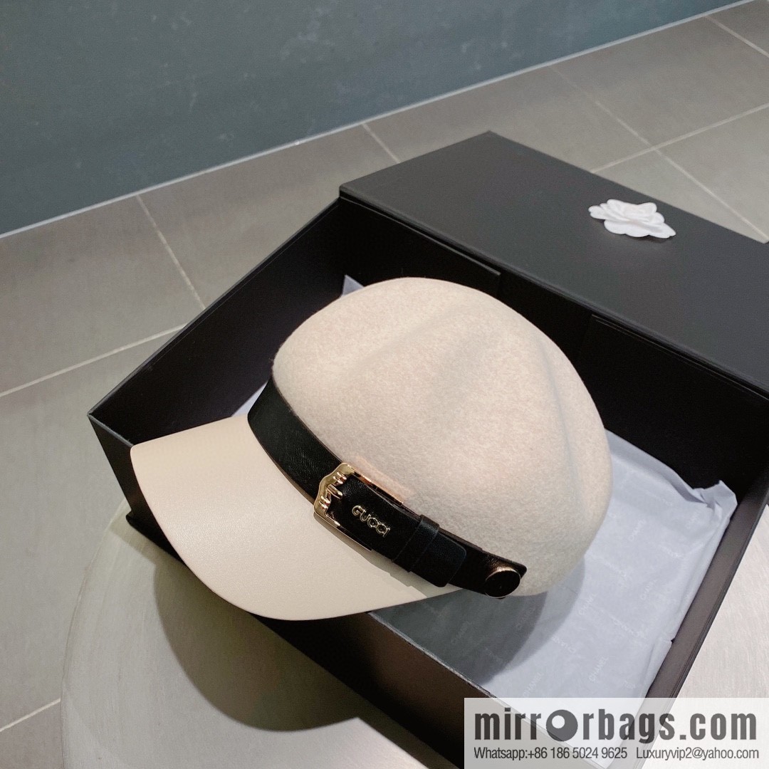 GUCCI Gucci 2022 autumn and winter new woolen star cap