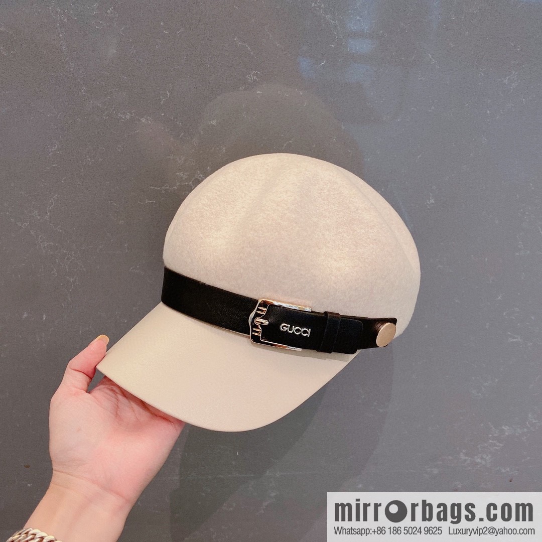 GUCCI Gucci 2022 autumn and winter new woolen star cap