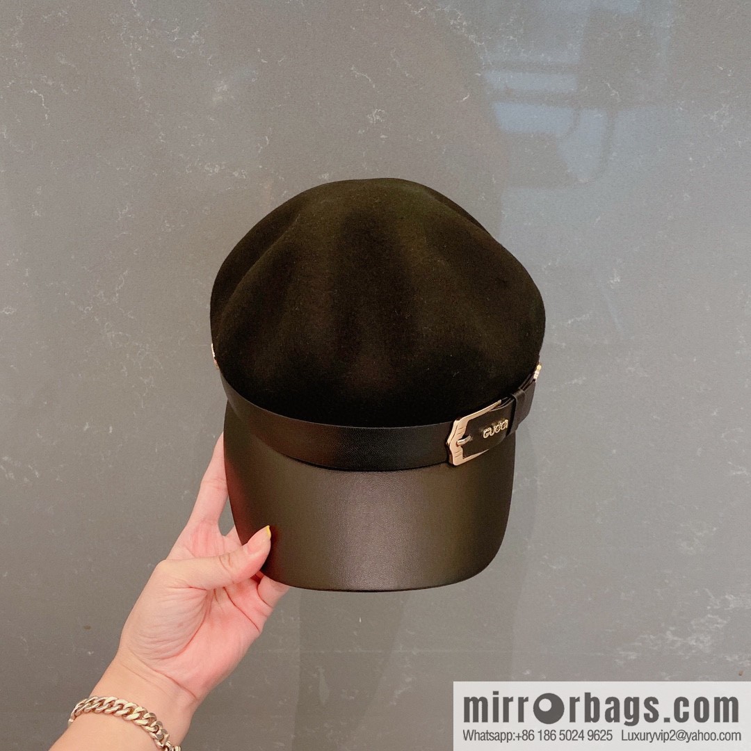 GUCCI Gucci 2022 autumn and winter new woolen star cap
