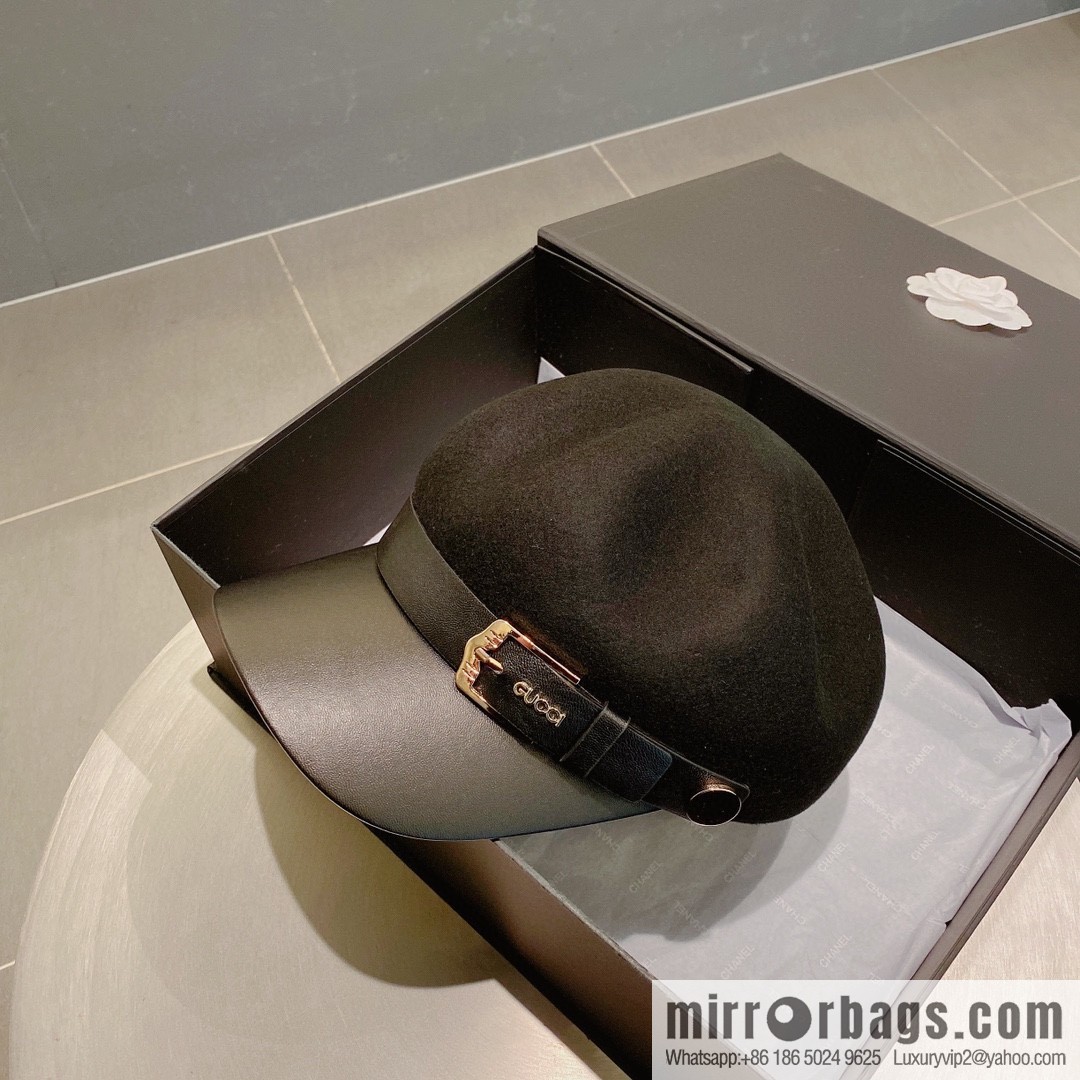 GUCCI Gucci 2022 autumn and winter new woolen star cap