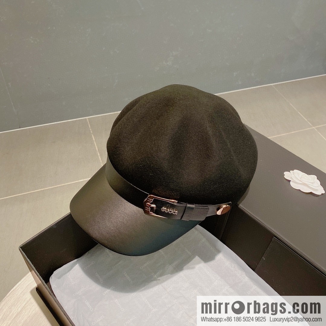 GUCCI Gucci 2022 autumn and winter new woolen star cap