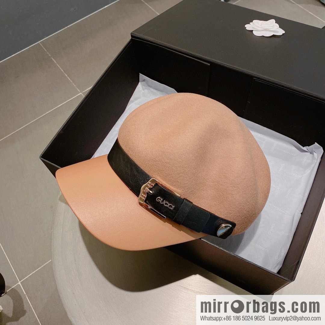 GUCCI Gucci 2022 autumn and winter new woolen star cap