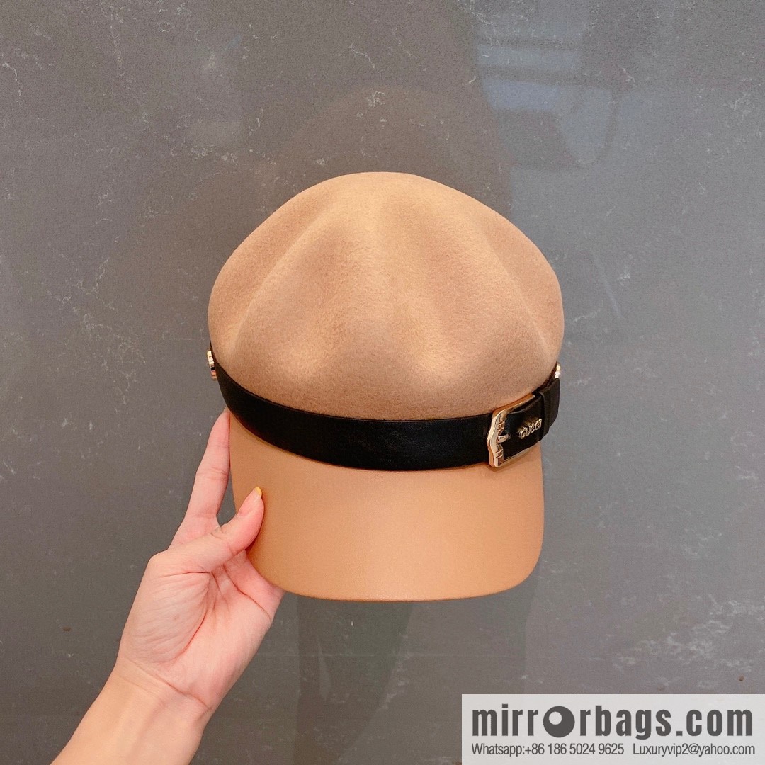 GUCCI Gucci 2022 autumn and winter new woolen star cap