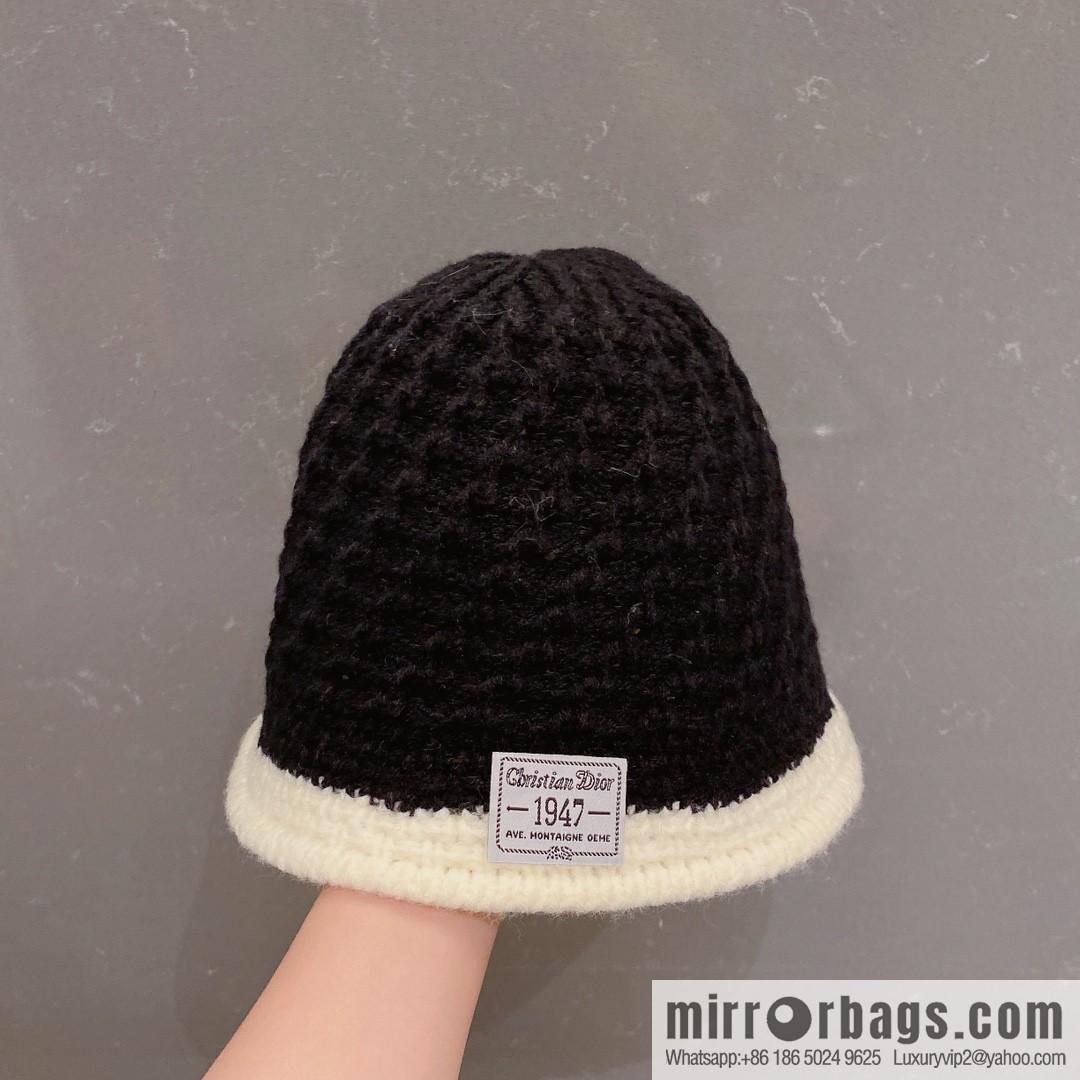 Dior 2022 autumn and winter new wool bucket hat