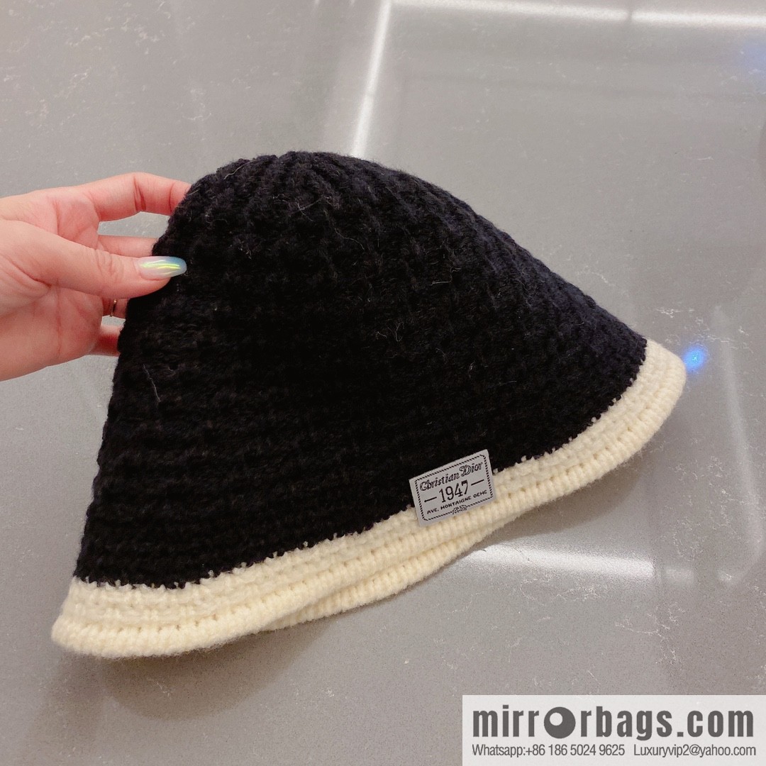 Dior 2022 autumn and winter new wool bucket hat
