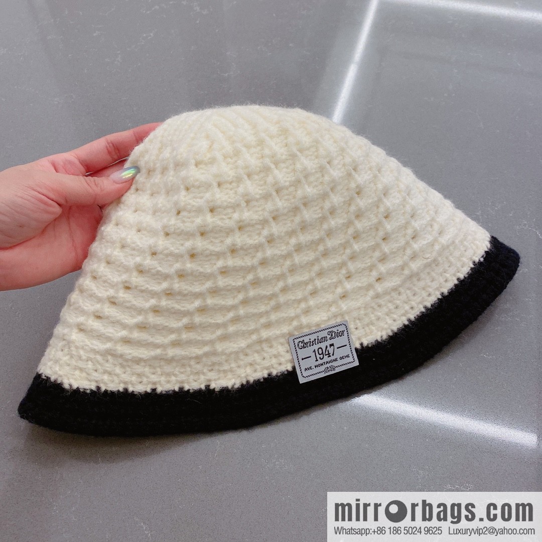 Dior 2022 autumn and winter new wool bucket hat