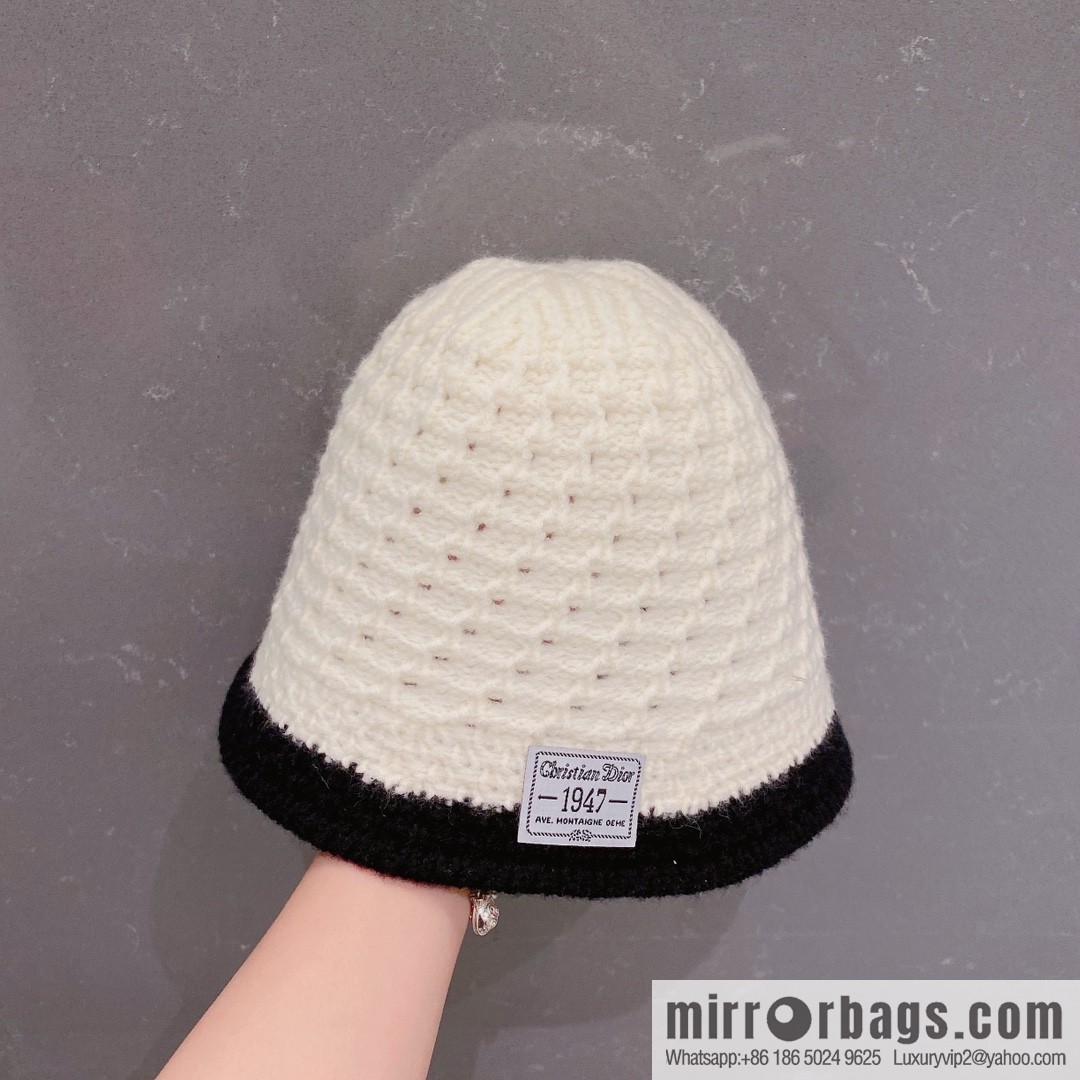Dior 2022 autumn and winter new wool bucket hat