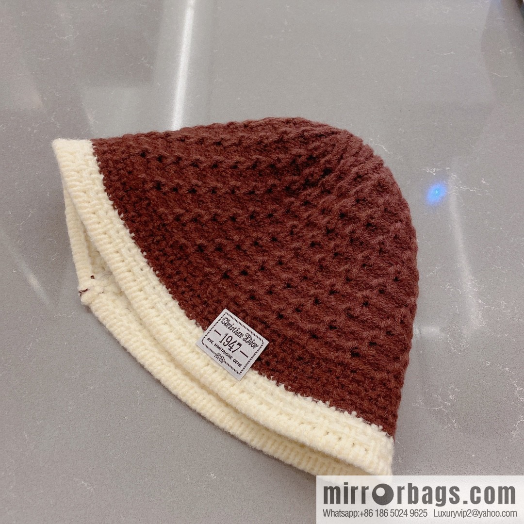 Dior 2022 autumn and winter new wool bucket hat