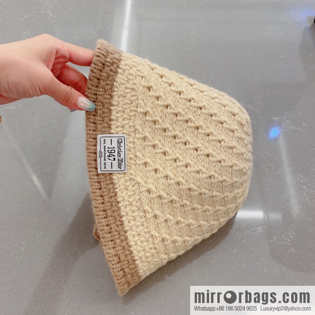 Dior 2022 autumn and winter new wool bucket hat