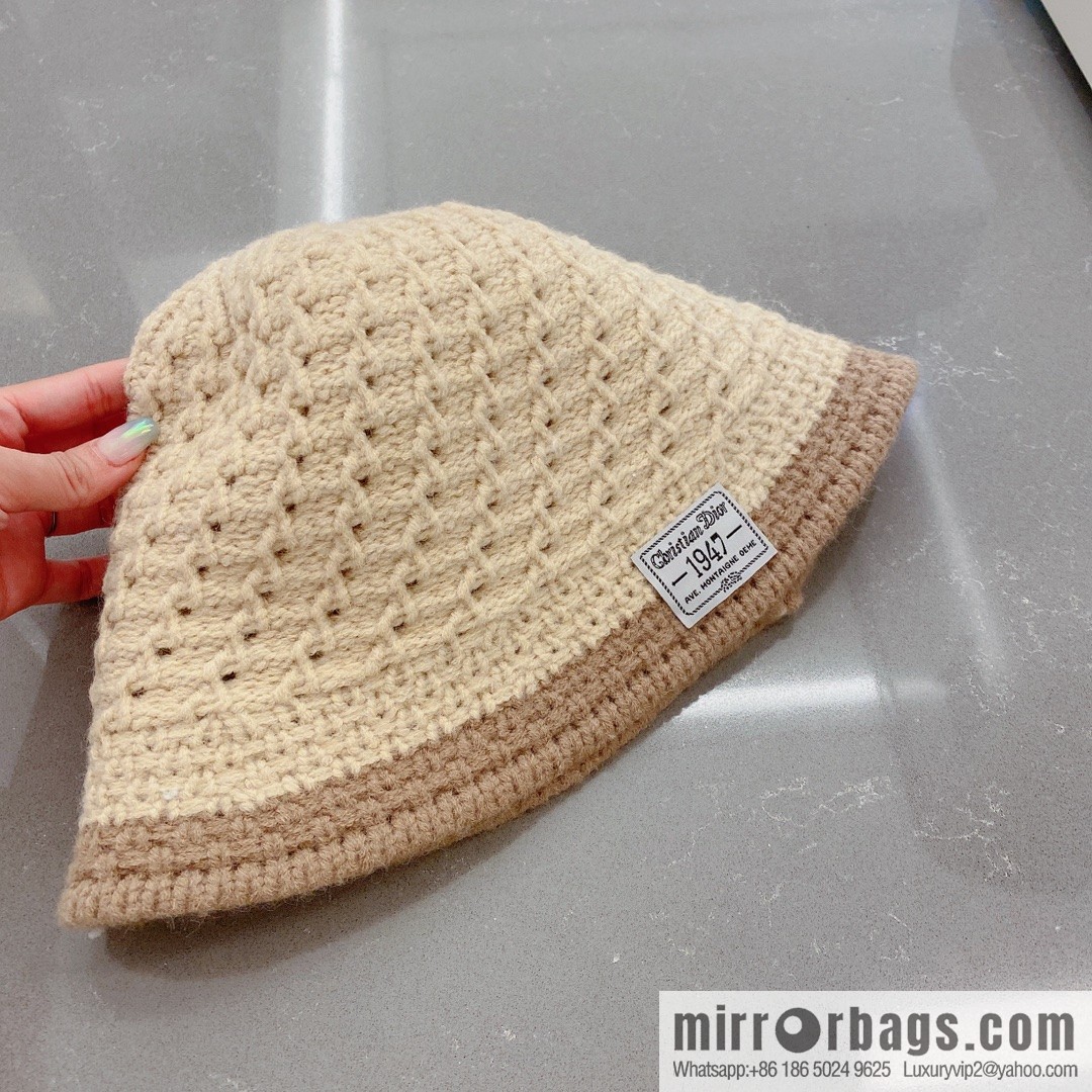 Dior 2022 autumn and winter new wool bucket hat