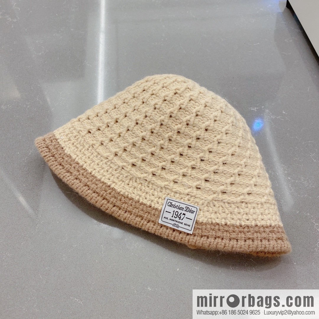 Dior 2022 autumn and winter new wool bucket hat