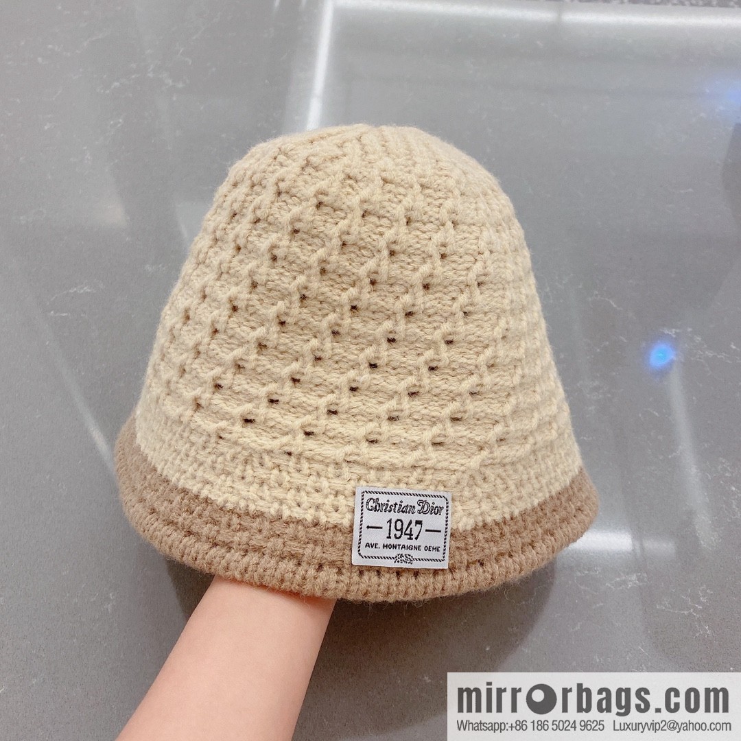Dior 2022 autumn and winter new wool bucket hat
