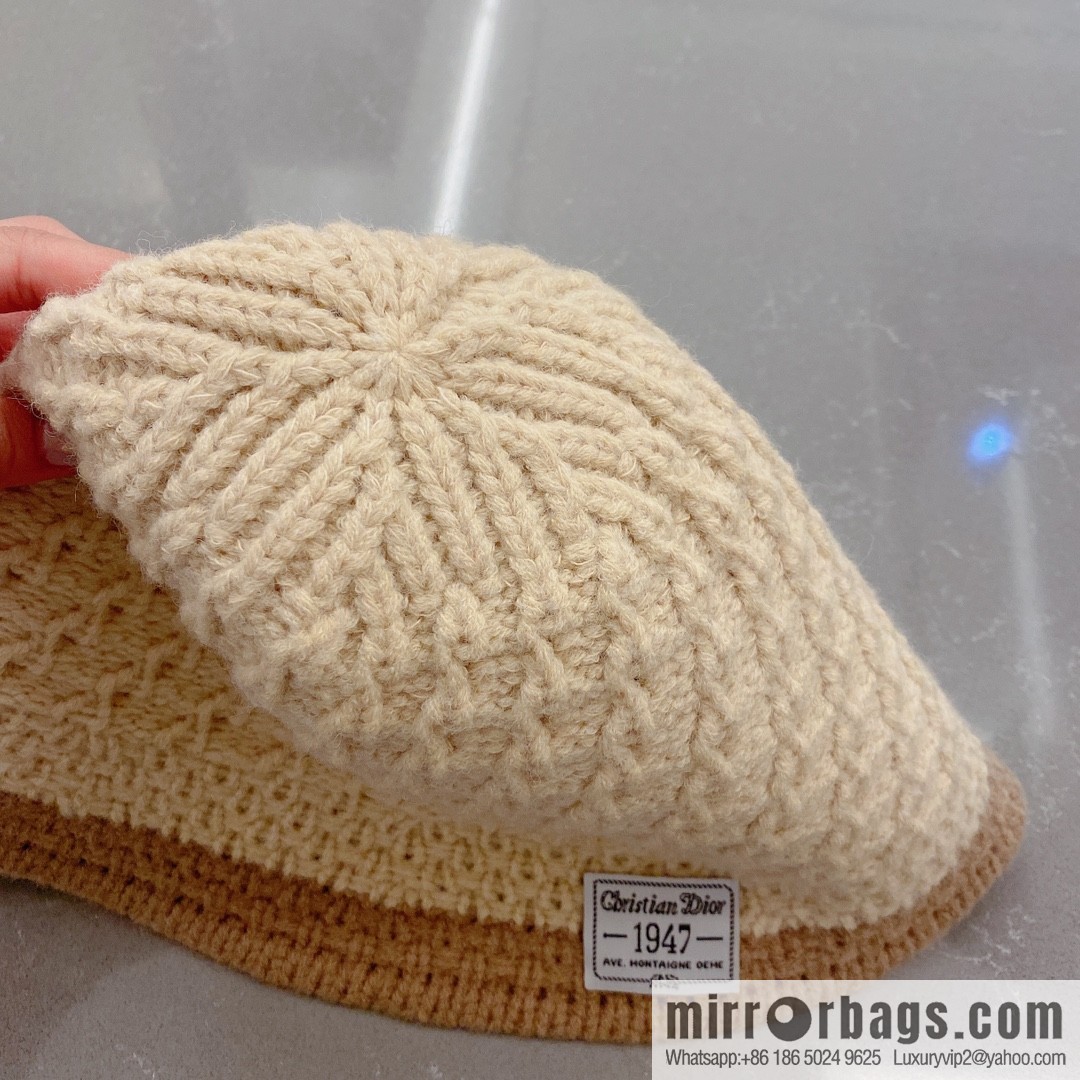 Dior 2022 autumn and winter new wool bucket hat