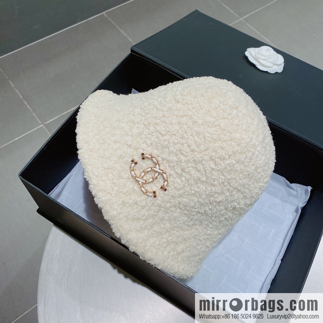 Chanel lamb bucket hat