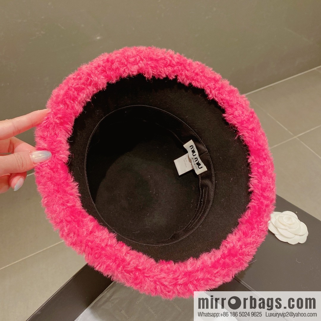 Miao Miao miumiu 2022 autumn and winter new wool top hat
