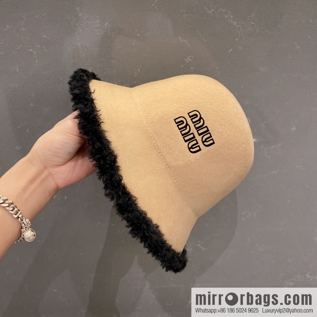 Miao Miao miumiu 2022 autumn and winter new wool top hat