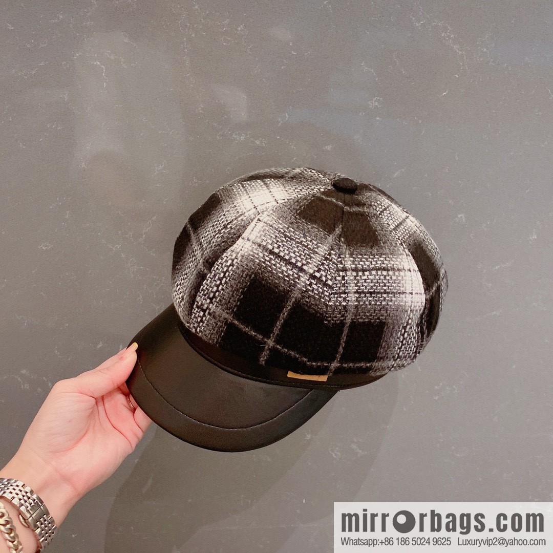 Burberry 2022 autumn and winter new octagonal cap