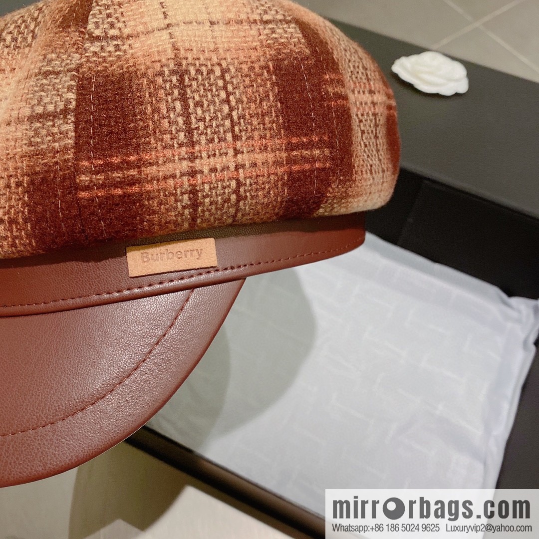 Burberry 2022 autumn and winter new octagonal cap