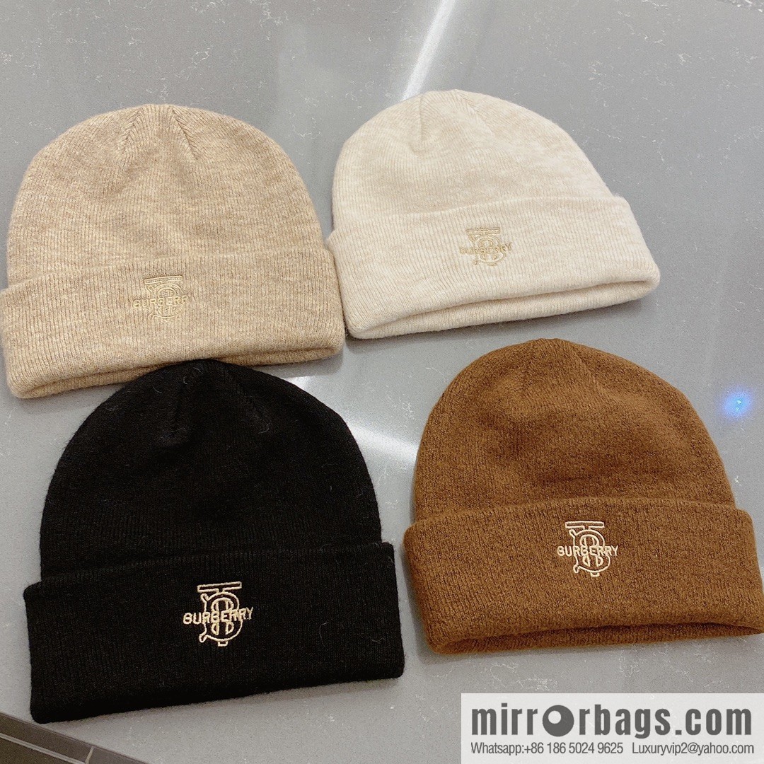 Burberry 2022 autumn and winter new wool knitted hat
