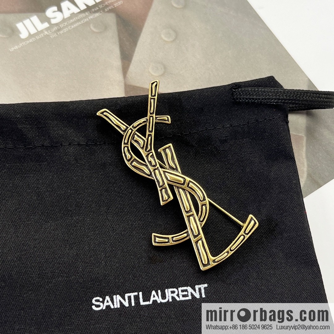 Saint Laurent YSL brooch