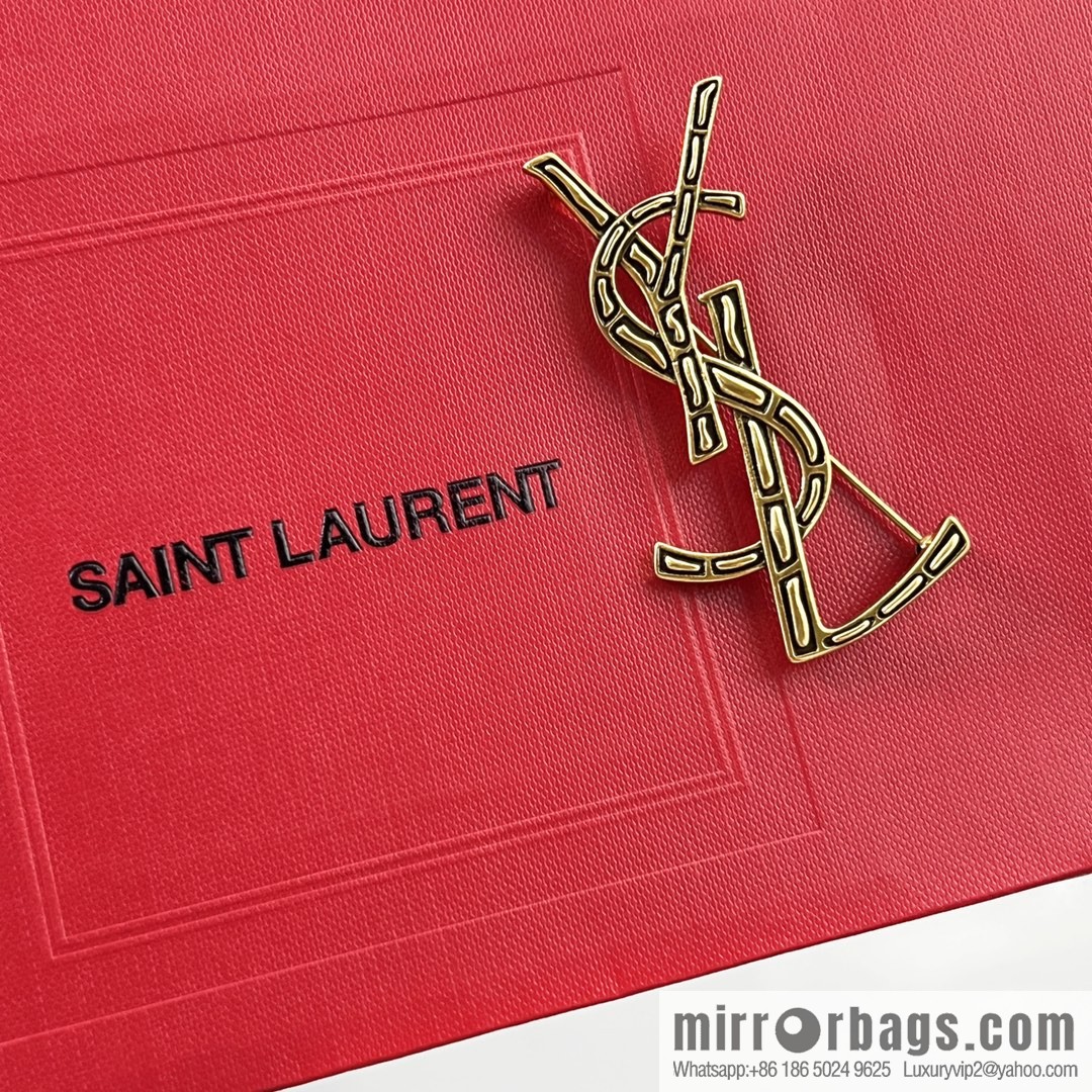 Saint Laurent YSL brooch