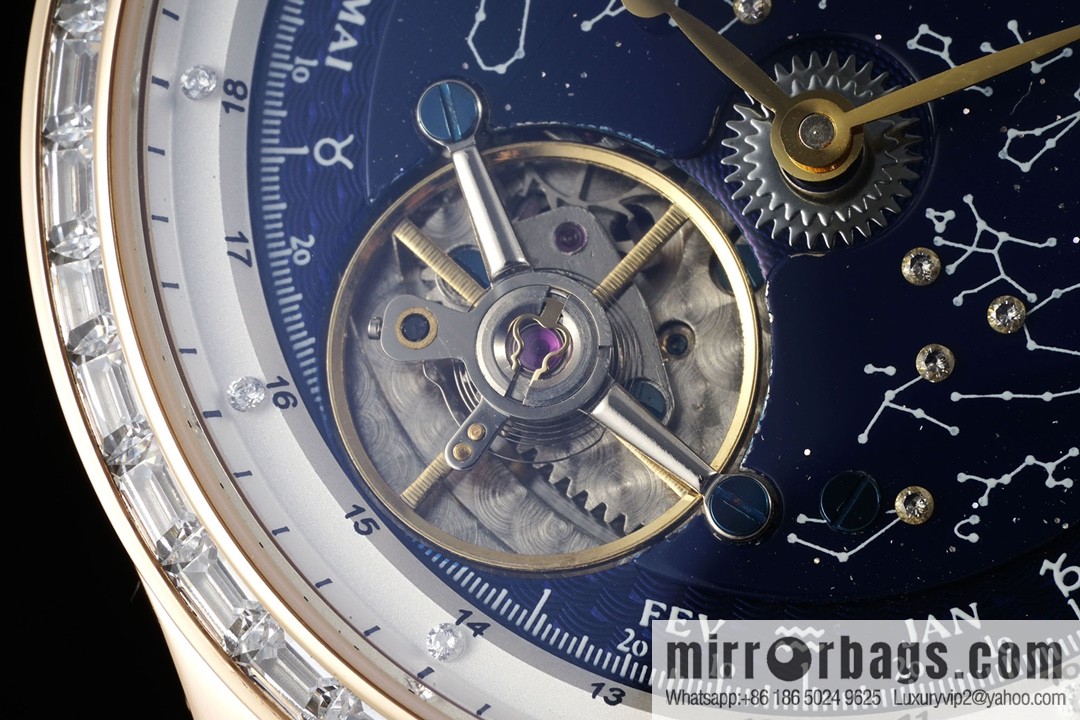 Beidou Star Orbital Flywheel JL. Home, Master Series, Orbital Flywheel, Inlaid Gold Stone Literal Watch