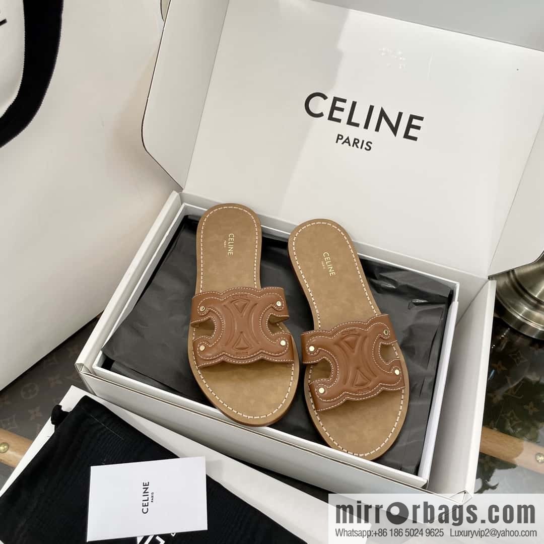 CELINE Arc de Triomphe Slippers