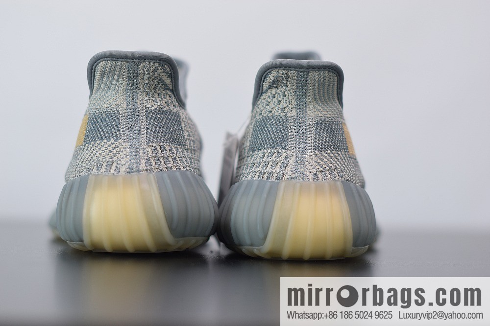 Yeezy Boost 350V2 gray blue, Smurf lsrafil coconut sports running shoes, official item number: FZ5421