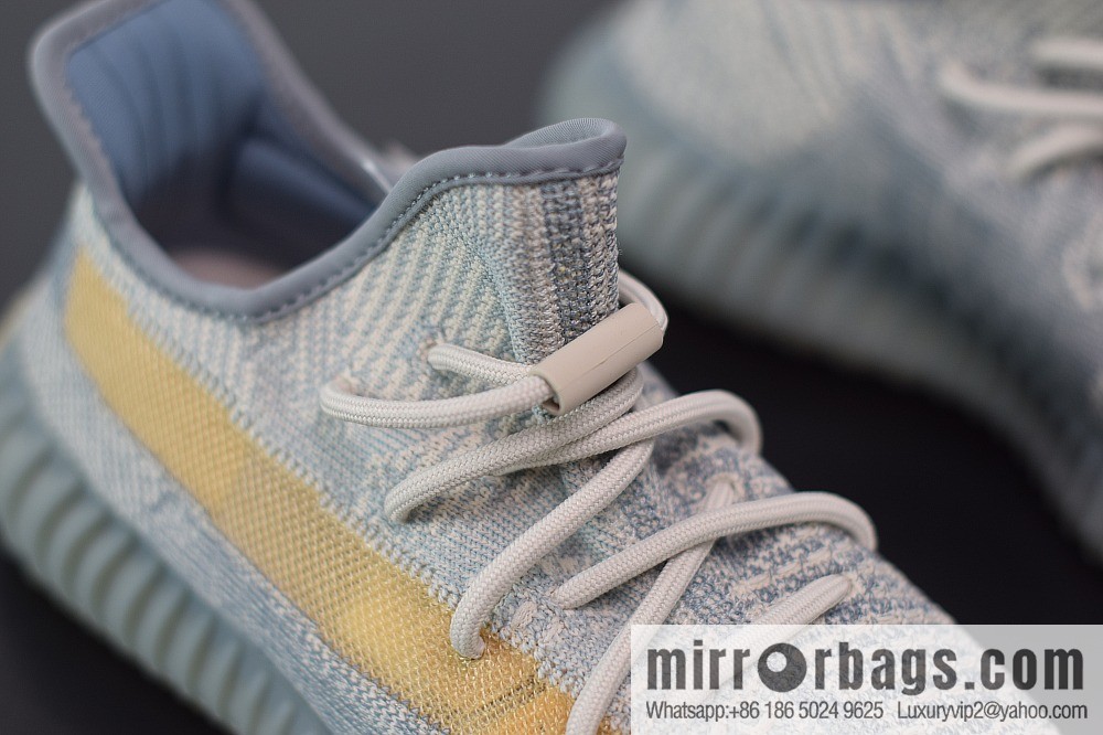 Yeezy Boost 350V2 gray blue, Smurf lsrafil coconut sports running shoes, official item number: FZ5421