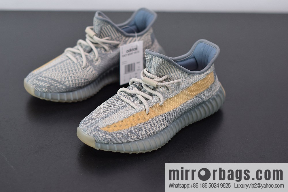 Yeezy Boost 350V2 gray blue, Smurf lsrafil coconut sports running shoes, official item number: FZ5421