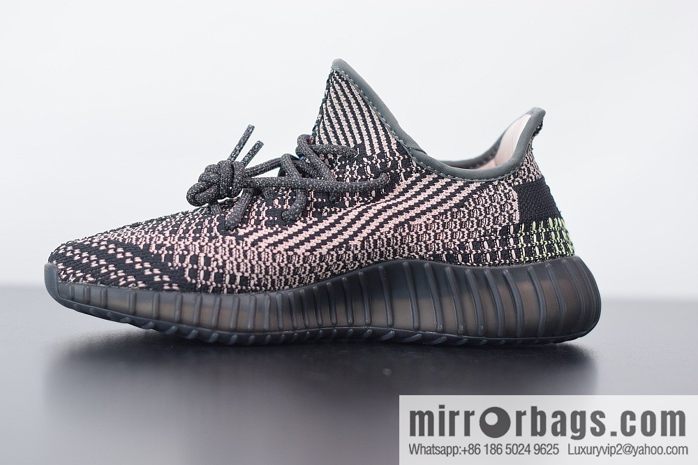 Yeezy Boost 350V2 black rainbow angel yechei coconut sports running shoes, official item number: FW5190