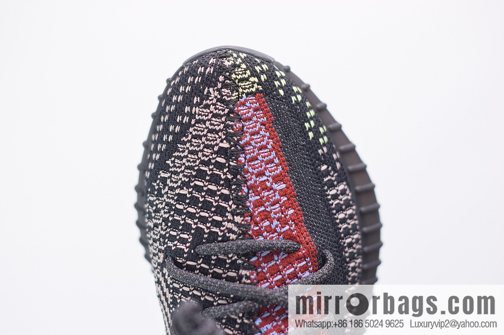 Yeezy Boost 350V2 black rainbow angel yechei coconut sports running shoes, official item number: FW5190