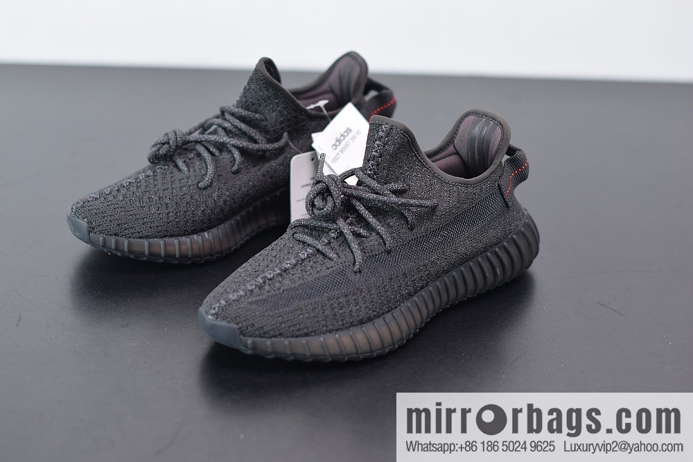 Yeezy Boost 350V2 black gypsy coconut sports running shoes, official item number: FU9007