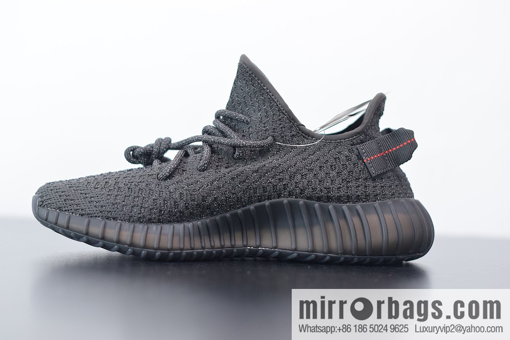 Yeezy Boost 350V2 black gypsy coconut sports running shoes, official item number: FU9007